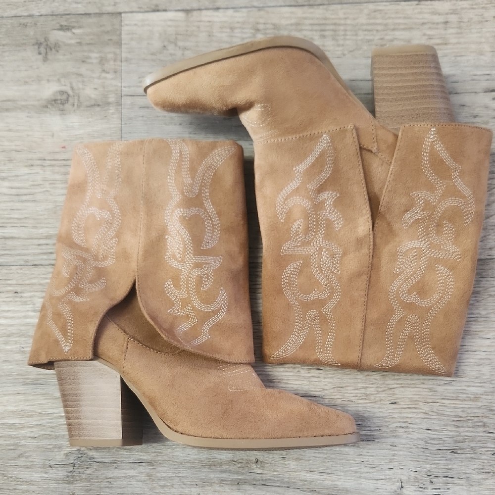 Closet Clean Out Tan Suede Women's Boots